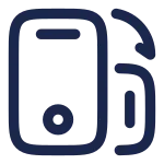Smartphone Rotate Orientation SVG Icon